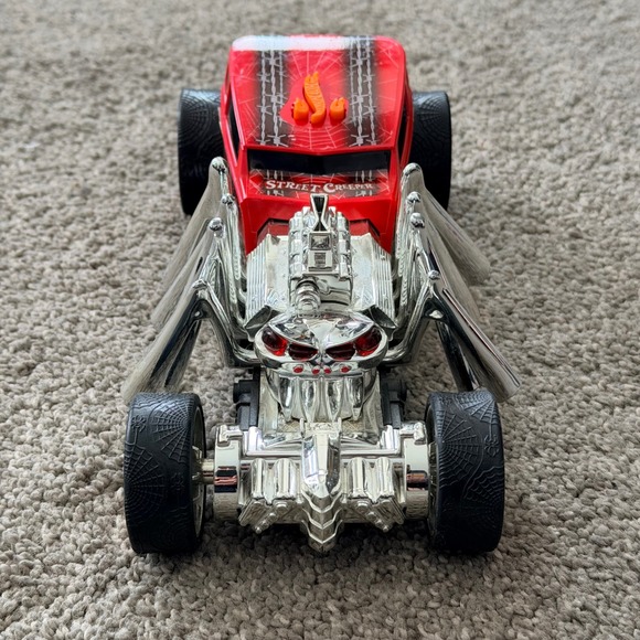 Hot Wheels Street Creeper Toy State Red Spider Motorized Lights Sounds Car Toy - Picture 7 of 11